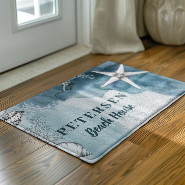 Felpudo Casa de playa moderna de estepa blanca (Subido por el creador)