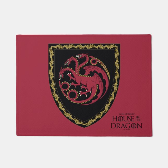 Felpudo CASA DEL DRAGÓN | Escudo de House Targaryen (Anverso)