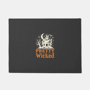 Felpudo Casa Embrujada de Halloween Pretty Wicked_1