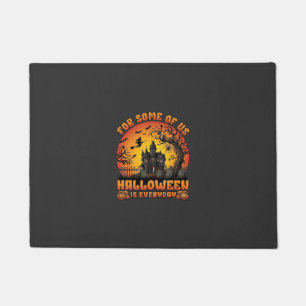 Felpudo Casa embrujada de todos los días Halloween Bruja L