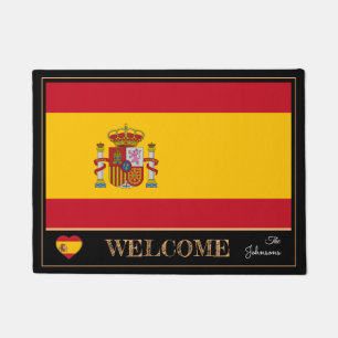 Felpudo Casa España/Casa de bandera española/Casa deportiv