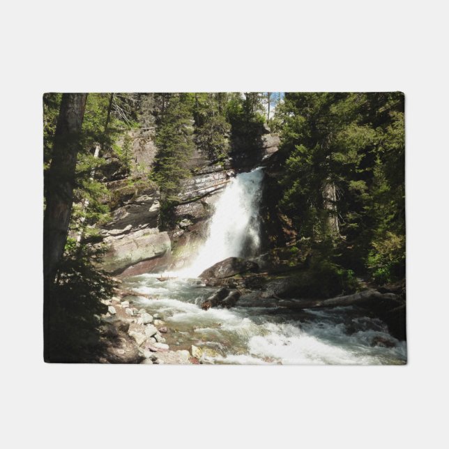 Felpudo Cascada Baring en el Parque Nacional Glacier (Anverso)