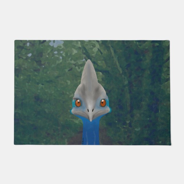 Felpudo Cassowary Doormat (Anverso)