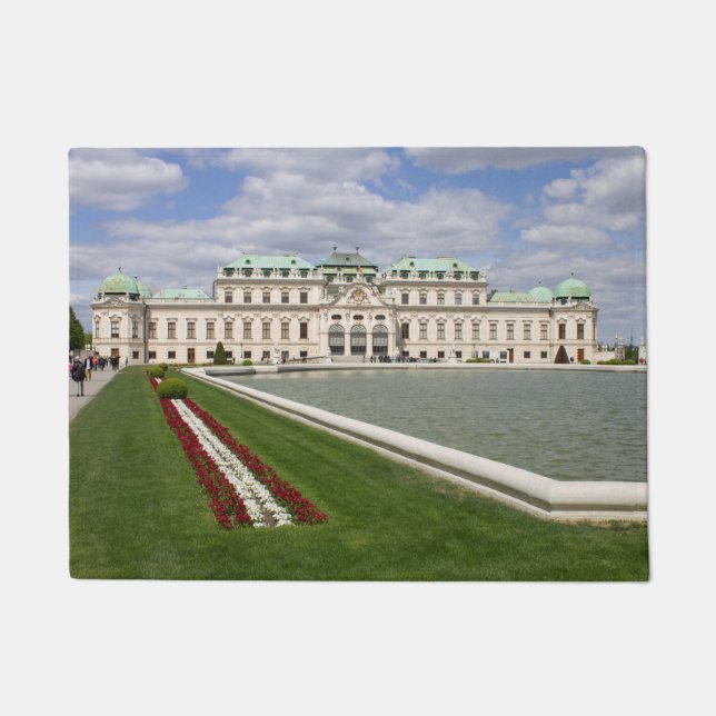 Felpudo Castillo Belvedere, Viena Austria (Anverso)