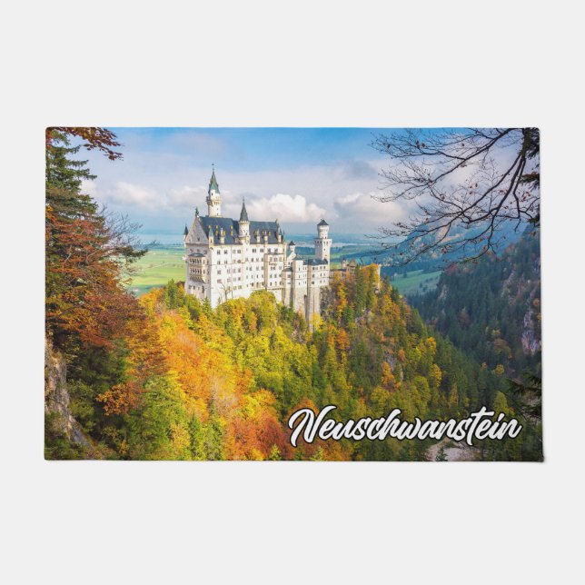 Felpudo Castillo histórico de Neuschwanstein, Alemania (Anverso)