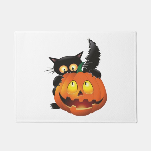 FELPUDO CAT HALLOWEEN (Anverso)