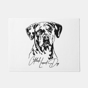Felpudo Catahoula Leopard Perro Retrato madre perro Wilsig