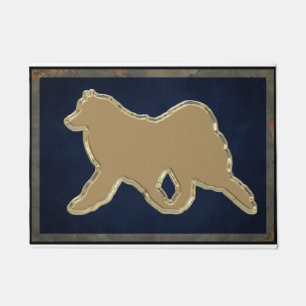 Felpudo Caucho antideslizante 18" del samoyedo x 24"