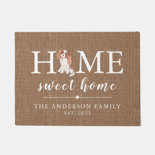 Felpudo Cavalier King Charles Hogar Sweet Home Doormat