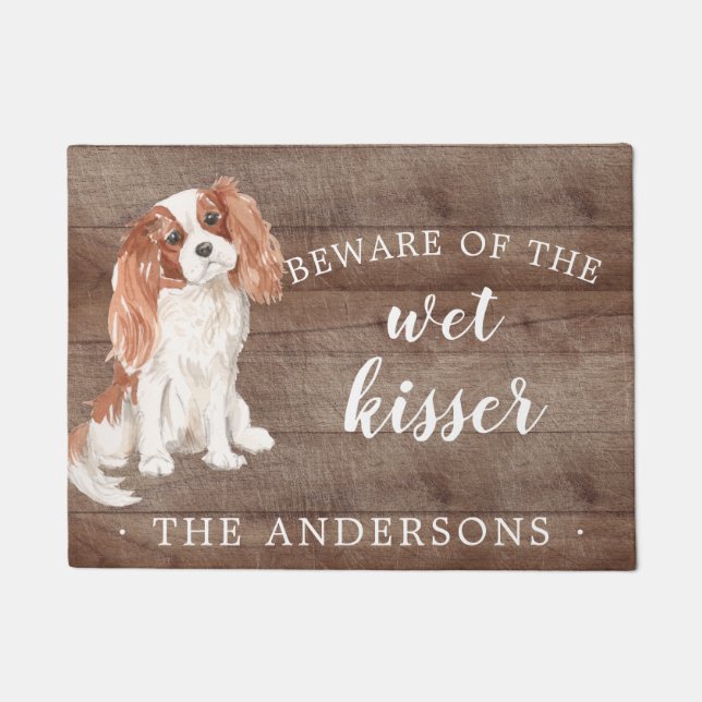Felpudo Cavalier King Charles Spaniel Door Mat (Anverso)