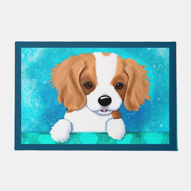 Felpudo Cavalier King Charles Spaniel Doormat (Anverso)