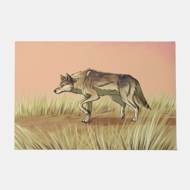 Felpudo Caza al amanecer (Anverso)