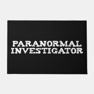 Felpudo Caza fantasma de investigador paranormal