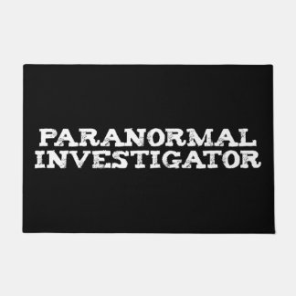 Felpudo Caza fantasma de investigador paranormal