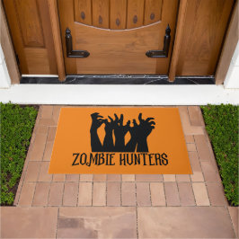 Felpudo Cazadores de Zombies Halloween