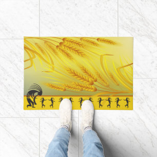 Felpudo Celebrar el baile de primavera Kokopelli