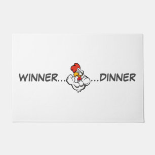 Felpudo "Cena ganadora" Grill Rug Olympian Esfuerzo Trivet