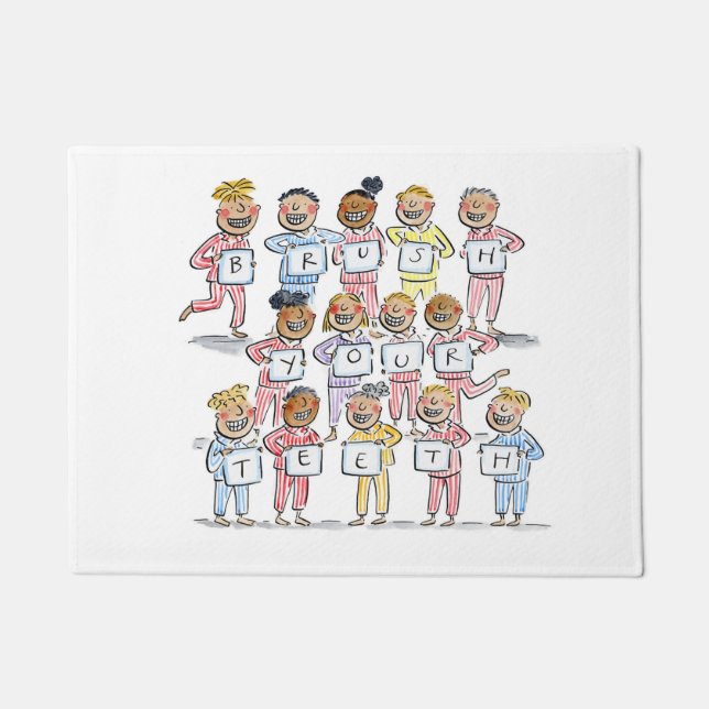 Felpudo Cepíllate los dientes (Anverso)