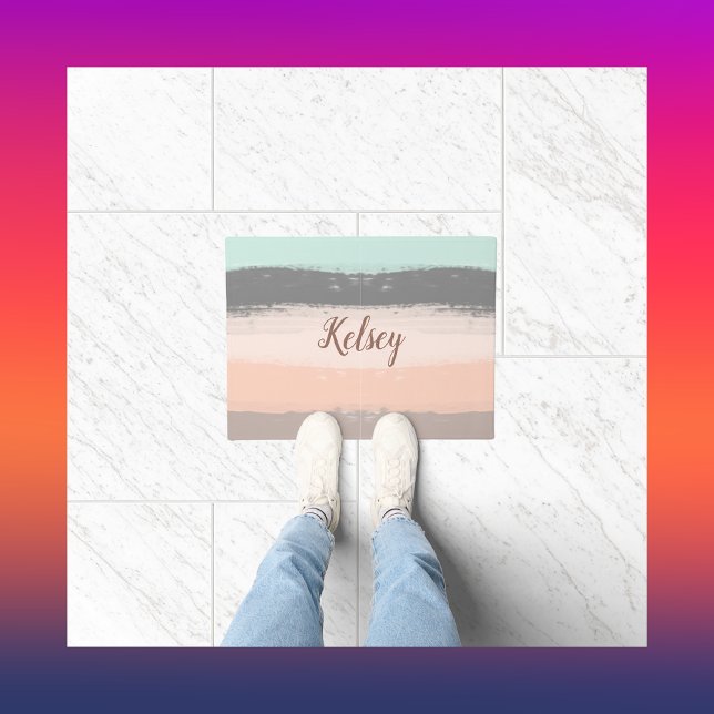 Felpudo Cepillo monograma desliza el color | (Subido por el creador)