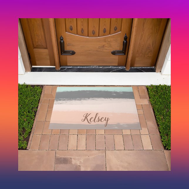 Felpudo Cepillo monograma desliza el color | (Subido por el creador)