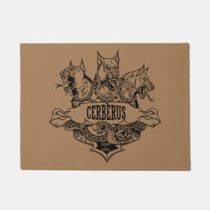 Felpudo Cerberus y Serpiente