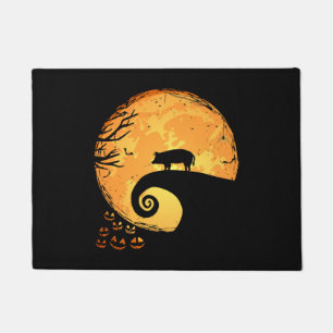 Felpudo Cerdo Halloween Tee Funny Hombres