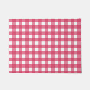 Felpudo Cerise gingham