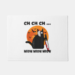 Felpudo Ch Ch Ch Meow Meow Meow Funny Cat