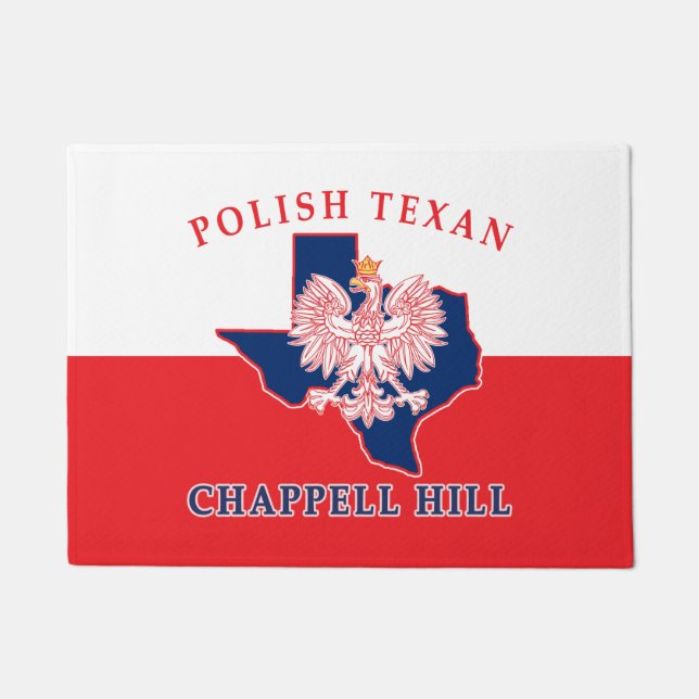 Felpudo Chappell Hill Texan polaco (Anverso)