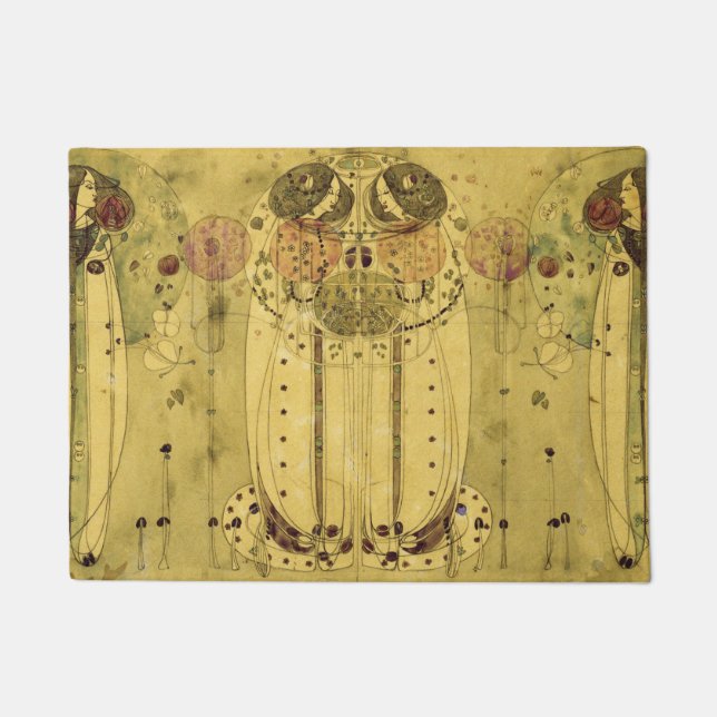 Felpudo Charles Rennie MackMacintosh - The Wassail (Anverso)