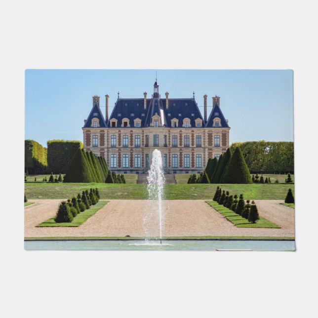 Felpudo Chateau y Parc de Sceaux en verano - Francia (Anverso)