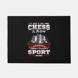 Felpudo Chess Funny Cita Humor Sayings