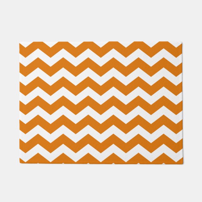 Felpudo Chevron, Naranja quemado (Anverso)