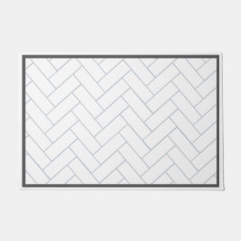 Felpudo Chevron Pattern Tile Doormat