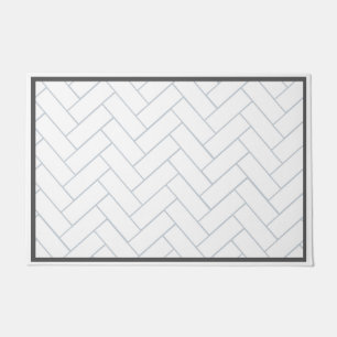 Felpudo Chevron Pattern Tile Doormat