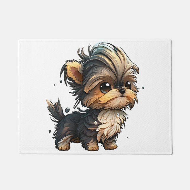 Felpudo Chibi Yorkshire Terrier (Anverso)