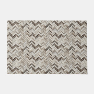 Felpudo Chic crema chevron