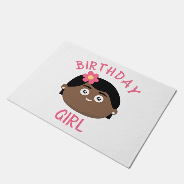Felpudo Chica de cumpleaños (Angular)