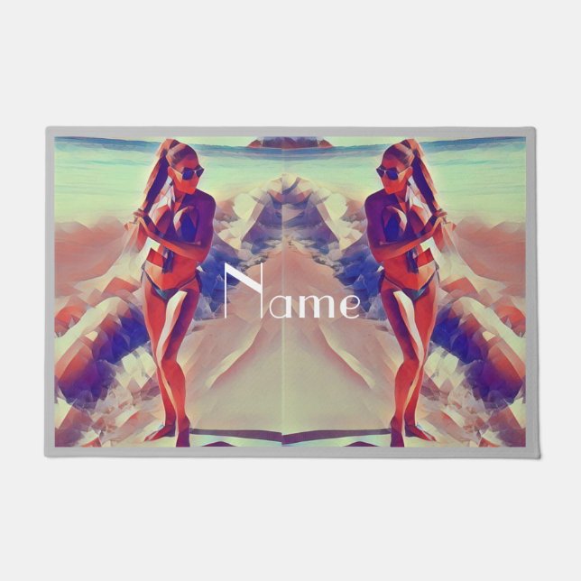 Felpudo Chica de playa Thunder_Cove (Anverso)