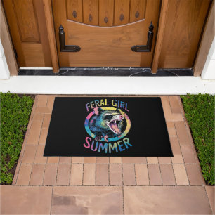 Felpudo Chica Feral Verano Oposum Tie Dye Mapache