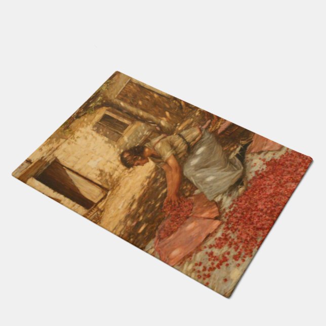 Felpudo Chica Packing Cherries en Provenza (Francia) (Angular)