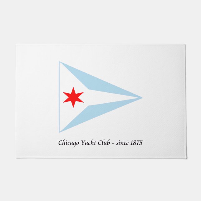 Felpudo Chicago Yacht Club, desde 1875 (Anverso)