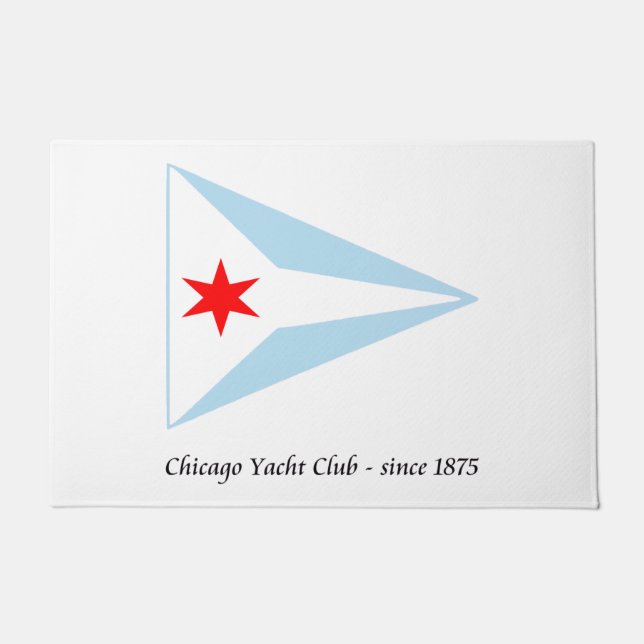 Felpudo Chicago Yacht Club, desde 1875 (Anverso)
