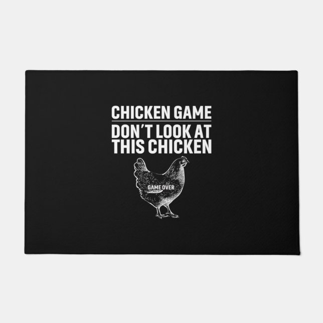 Felpudo Chicken Lover | Juego de pollo (Anverso)