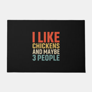 Felpudo Chicken Lover   Me Gustan Los Pollos