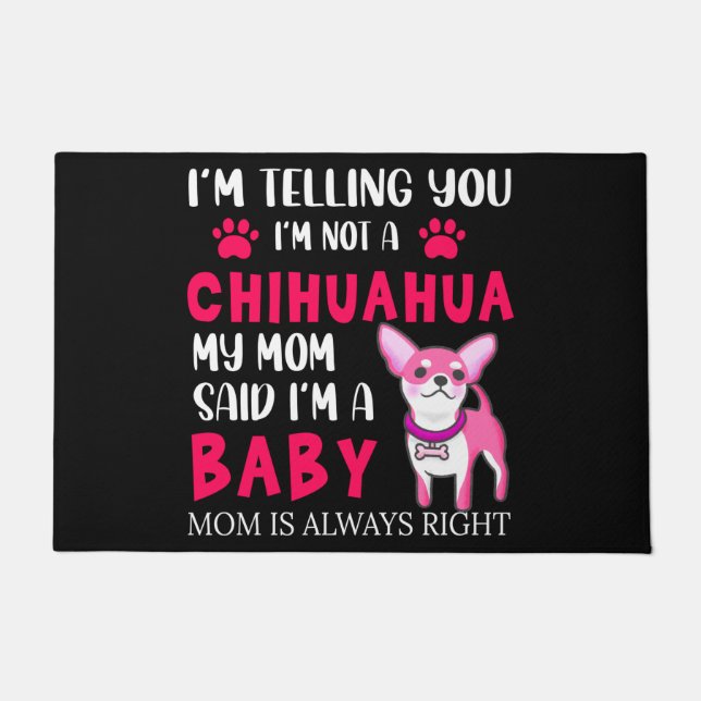 FELPUDO "¡CHIHUAHUA BABY!" MAMÁ MAT. (Anverso)