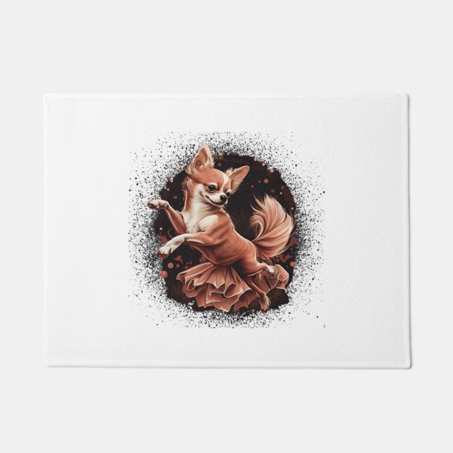 Felpudo Chihuahua  Bailarina  Ballet  Baile  Baile       (Anverso)