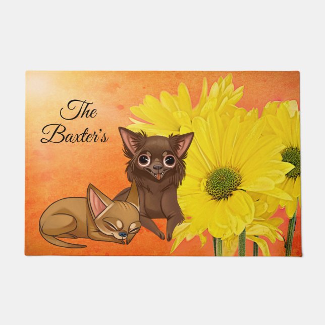 Felpudo Chihuahua Door Mat (Anverso)