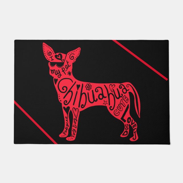 FELPUDO "¡CHIHUAHUA! DOORMAT (Anverso)