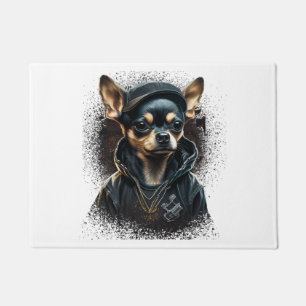 Felpudo Chihuahua Guay Perro rap Hip-Hop Gangster
